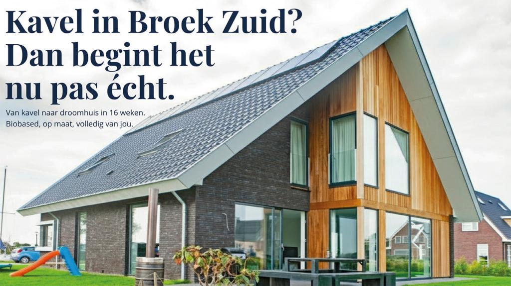 Wonen aan het Water in Joure: ontdek de vrijheid van Broek Zuid